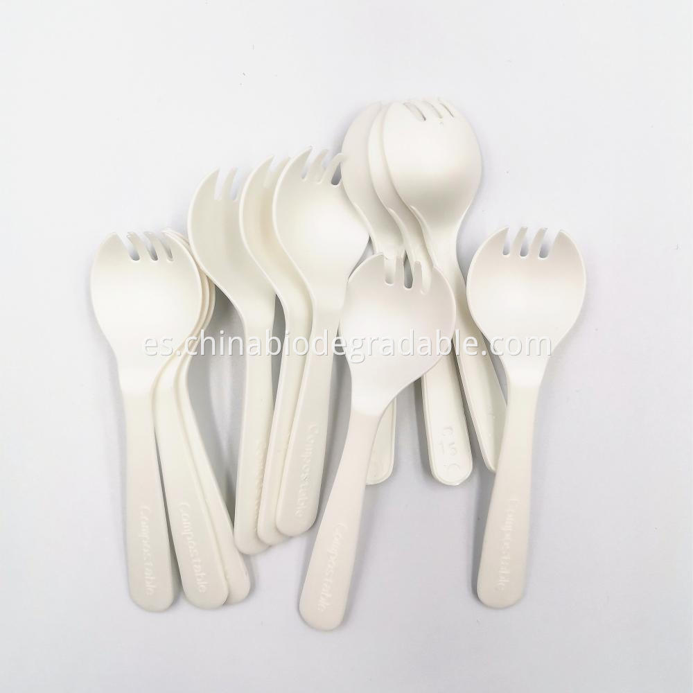 Disposable Compostable Cornstarch Spork